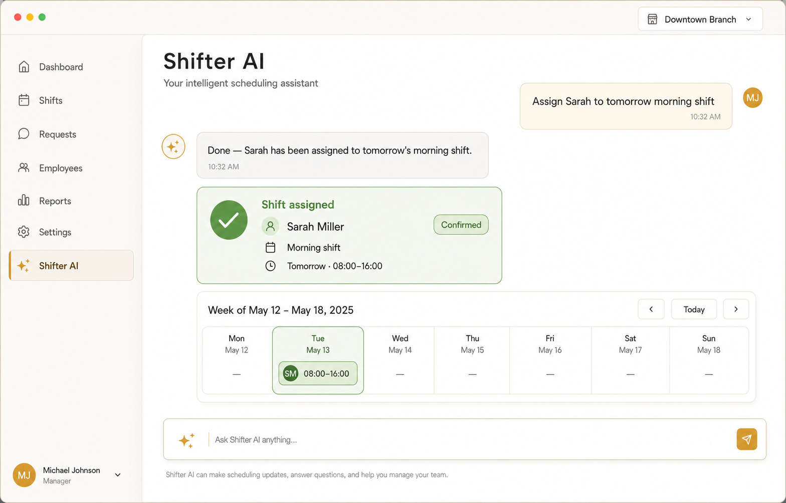 Shifter AI